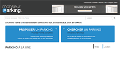 Desktop Screenshot of monsieurparking.com